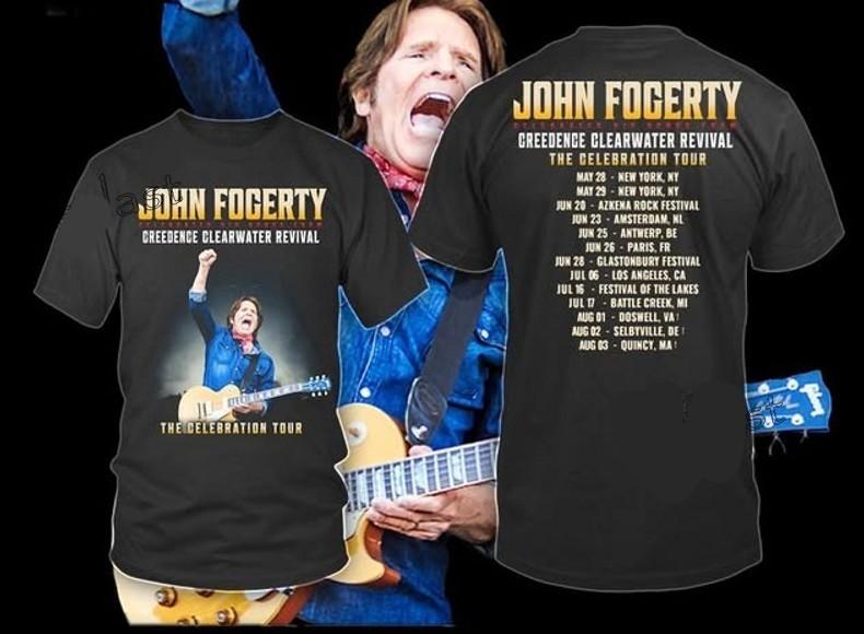 Fogerty The Celebration Tour2025 Tee Shirt All Size Fan Unisex T-Shirt