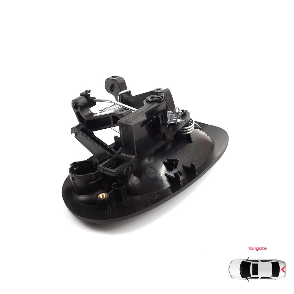 BDP1557 Задняя дверь багажника Наружная ручка открывания двери Черная для Renault Kangoo KC Express FC Nissan Kubistar MK1 X76 8200153666