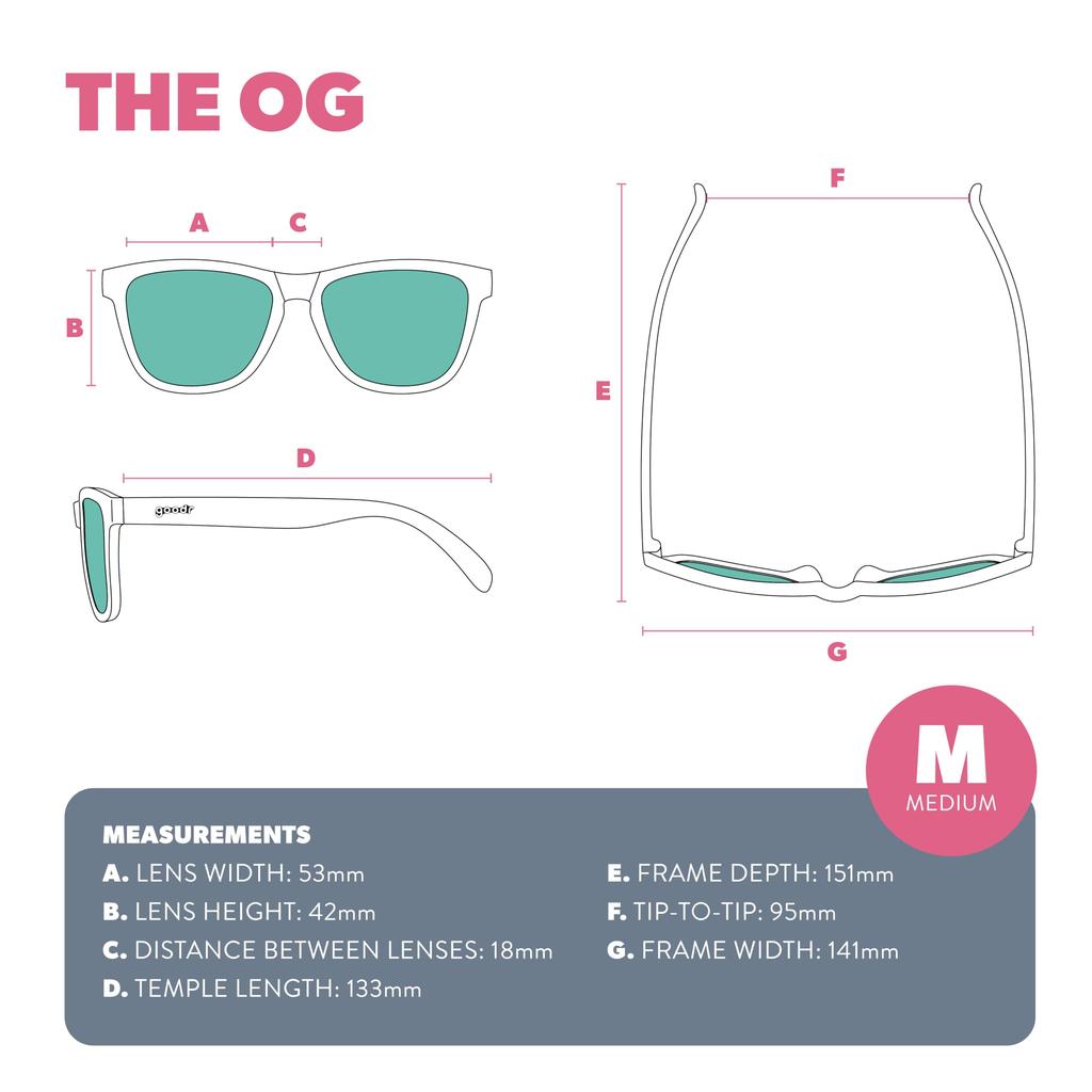 Goodr Flamingos On a Booze Cruise Polarized Sunglasses for Men and Pink Translucent Frame with Teal Reflective UV400 Size Medium Women, Lenses,