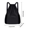 Sports Drawstring Backpack Sport Fitness Travel Outdoor Sackpack Women And Men Large Capacity Gym Swim Beach Bags Basketball Bag