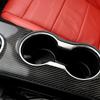 Carbon Fiber Car Interior Control Gear Shift Panel Cover Decorative Sticker Cover Trim Car Styling for Ford Mustang