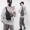 New Trend Men's Breast Bag Fashion Casual Shoulder Bag Multifunctional Waterproof Crossbody Bag Fanny Bag