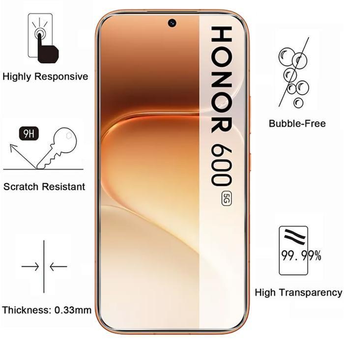 Verre Trempé pour Honor 600 5G [Pack 2] Film Vitre Protection Ecran Phonillico®