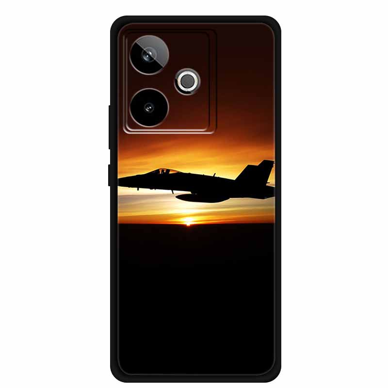 Для Realme GT 7T GT7 Чехол Крутое Животное Защитная Силиконовая Задняя Крышка Чехлы Для Realme GT 7 Черный Телефон Funda Realme GT 7T Coque