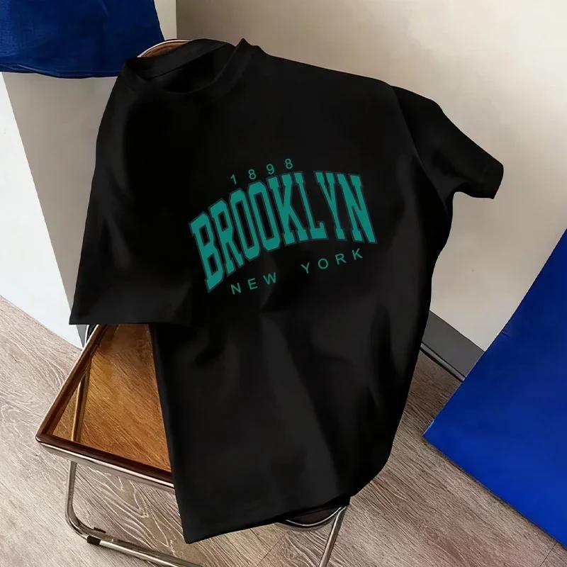 Oversize Unisex Unisex Tshirt City Vibe Fashion Print Streetwear Top Spring Summer Daily Casual Sports Crew Neck Pure Cotton Tees