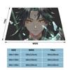 Genshin Impact Xiao Portrait Blankets Fleece Autumn/Winter Anime Game Breathable Throw Blanket for Bedding Office Bedding Throws