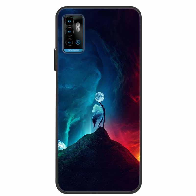 Для ZTE Blade A71 Чехол Силиконовая Задняя Крышка Чехол для Телефона Для ZTE Blade A71 Мягкие Чехлы для ZTE BladeA71 A 71 2021 Защитный Бампер
