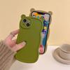 Ins Осенне-зимний Новый Мультяшный Чехол с Ушками Медведя для iPhone 16 Pro Max Apple 17 Чехол для Телефона 14/15