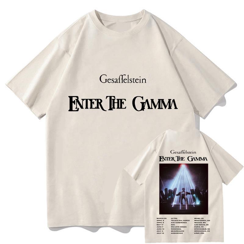 2026 Gesaffelstein Enter The Gamma TShirt Unisex Fashion Funny Summer Vintage Casual Aesthetic Spring Summer Short Sleeve Tops