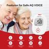 Sinocare Безопасный глюкометр AQ-Voice с 25/50/100/200 тест-полосками и ланцетами для диабета с голосовым напоминанием и световым предупреждением
