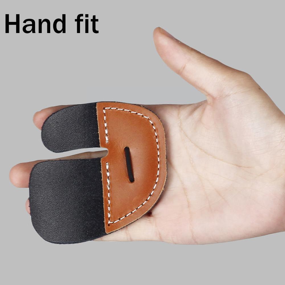 Защита для пальцев для стрельбы из лука, толстая кожа, лук, стрелы, защитное оборудование, защита для снаряжения, накладка для пальцев, перчатки для стрельбы из лука Protecti I9Z6