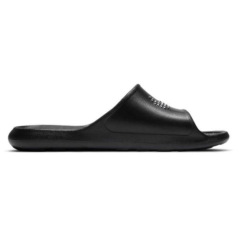 Nike Victori One Slide Polka Swoosh - Черные мужские кроссовки белые CZ5478-001