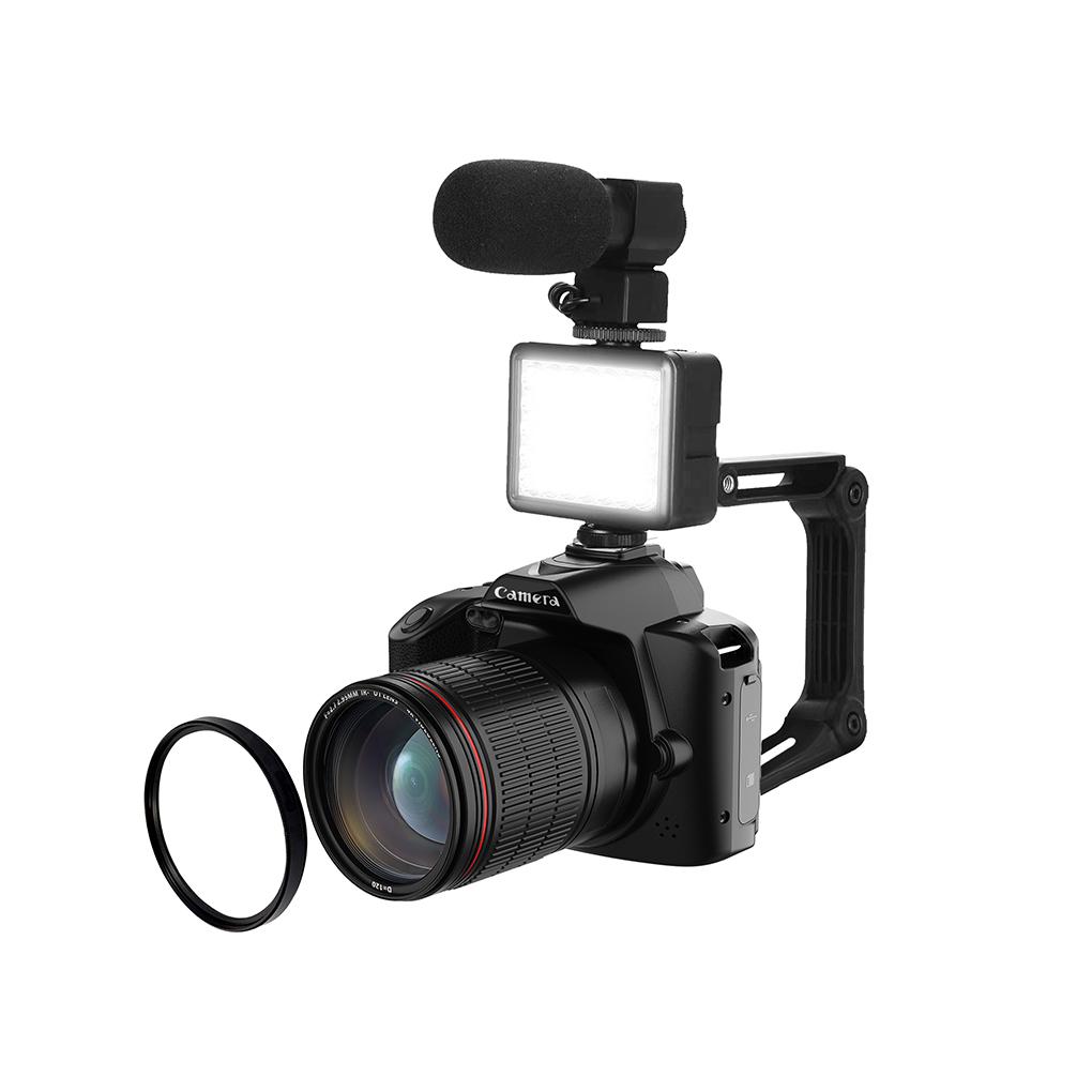 Профессиональная WiFi камера-видеокамера 4K Ultra HD Записывающая камера Кам 16-кратный цифровой зум Четкое ИК ночное видение с подсветкой