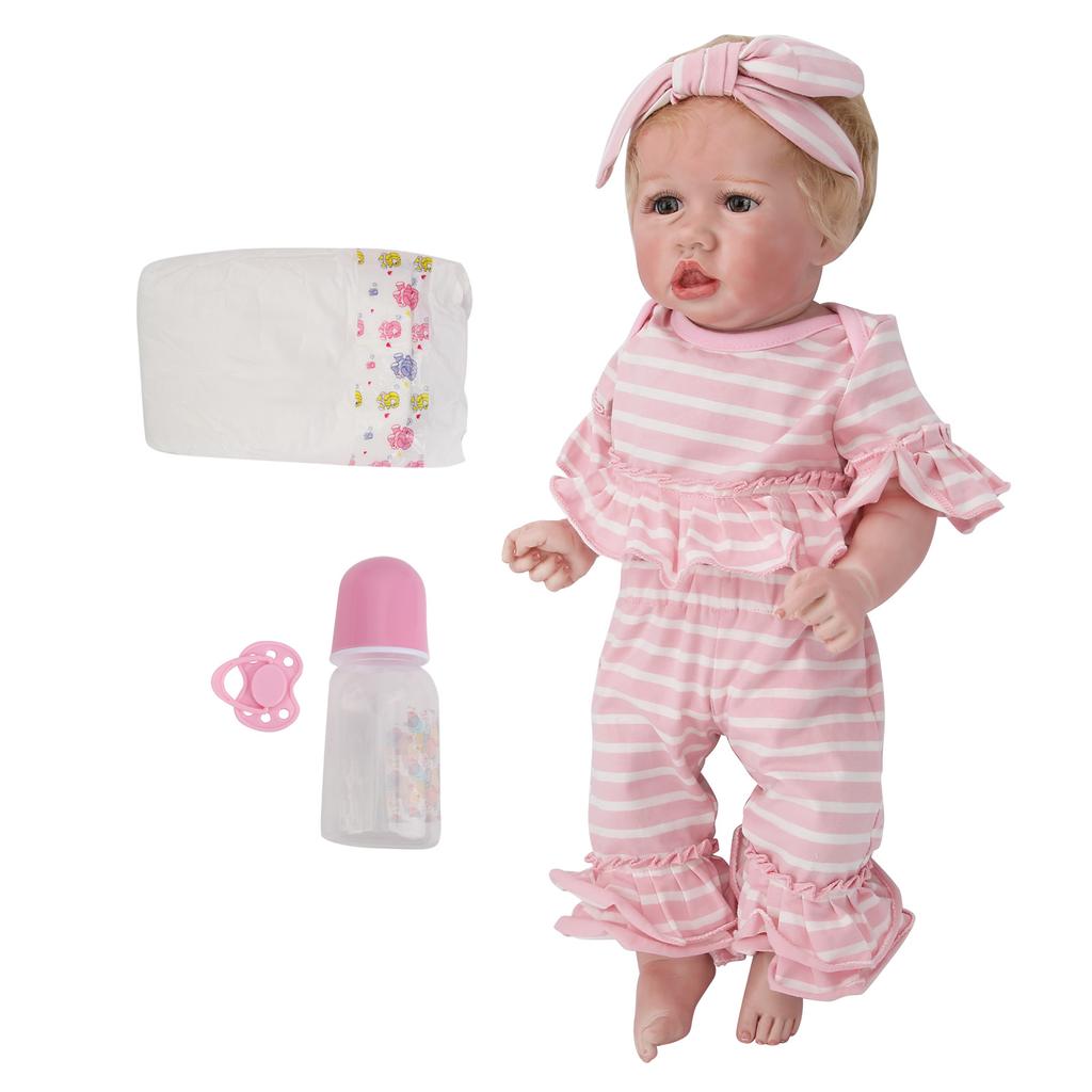 55 см набор кукол Reborn реалистичные куклы Rebirth Baby Girl младенец игрушка подарок с соской