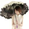 Sun Lace Umbrella Rain Women Sunscreen Korean Three Folding Umbrella UV Clear Princess Windproof Decoration Ombrello Gift