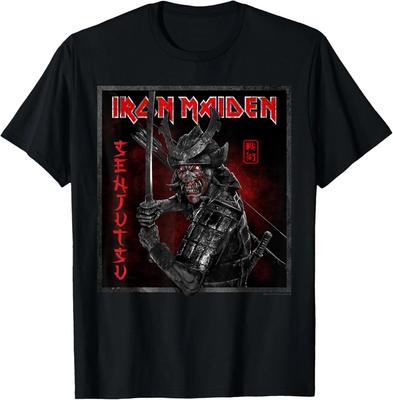 Iron Maiden - Футболка с квадратным Эдди и эффектом потертости