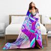 Needy Streamer Overload Kangel Bedding Throws Comfortable Trend Blankets  For Living Room Camping Flannel Bedspread Bed Cover