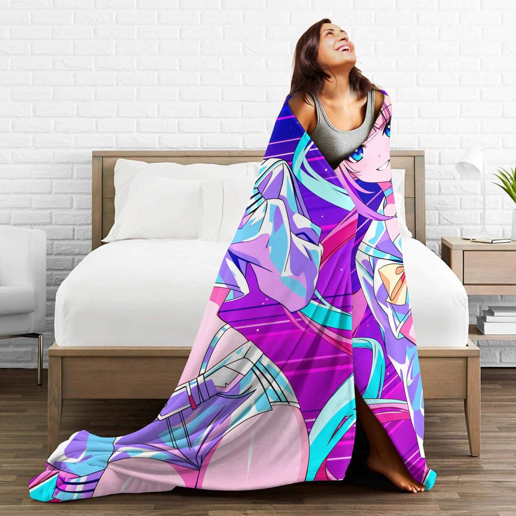 Needy Streamer Overload Kangel Bedding Throws Comfortable Trend Blankets For Living Room Camping Flannel Bedspread Bed Cover