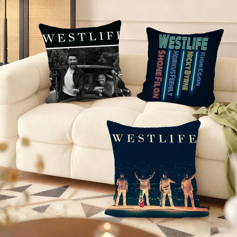 Крутая наволочка W-Westlife Мягкая короткая плюшевая наволочка для подушки Гладкая уютная текстура Эстетичная наволочка для подушки Домашний декор