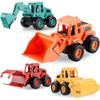 Construction Toys for 3 Years Old Boys Girls Kids Friction Powered Construction Truck Toys Vehicles Sand Toys Trucks Excavator