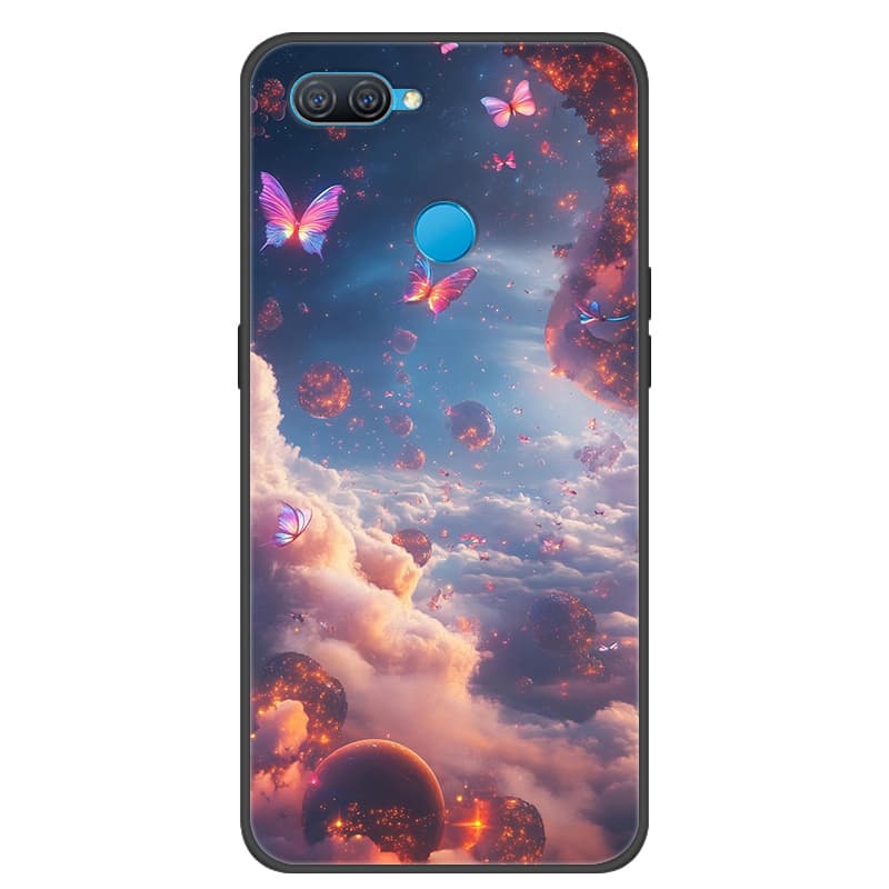 For OPPO A12 Case Cool Painted Cover Soft Silicone Phone Case For OPPO A7 AX7 Back Covers Bumper Coque A12 CPH2083 CPH2077 Coque