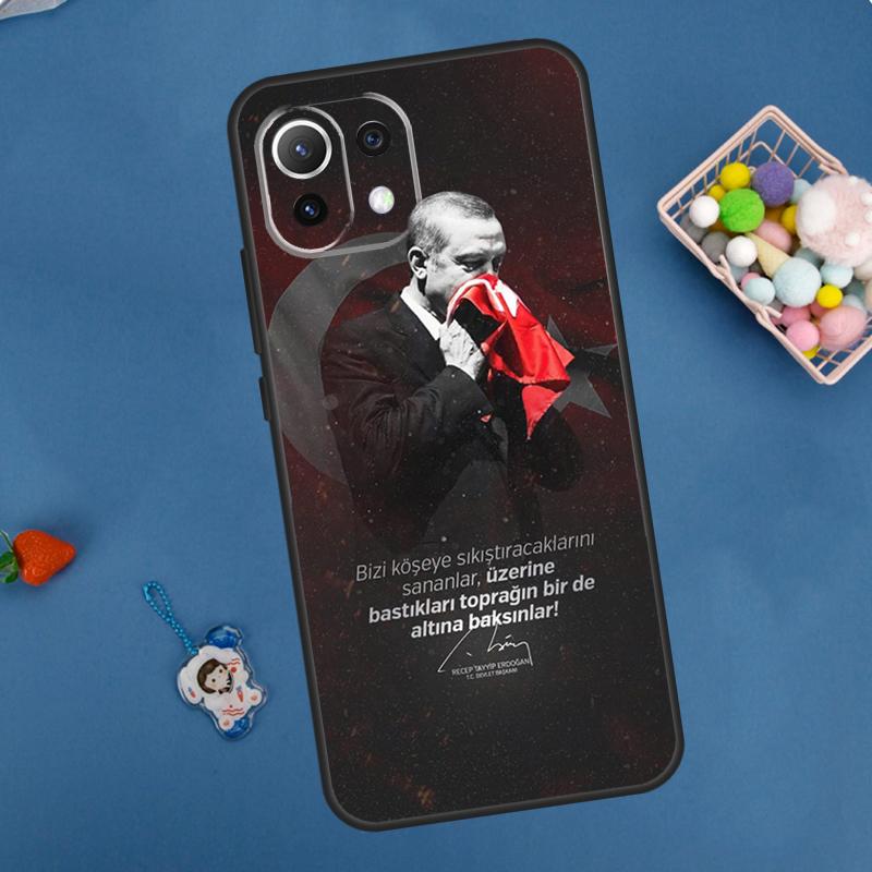 President Turkey Recep Tayyip Erdogan Case For Xiaomi 14T Pro 13T 11T 12T 13 14 15 Ultra POCO X7 Pro X3 X5 X6 F5 F6 M6 Pro Cover