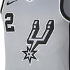 Nike Баскетбольная майка Kawhi Leonard Statement Graphic Loose Breathable для мужчин, серая 877224-007