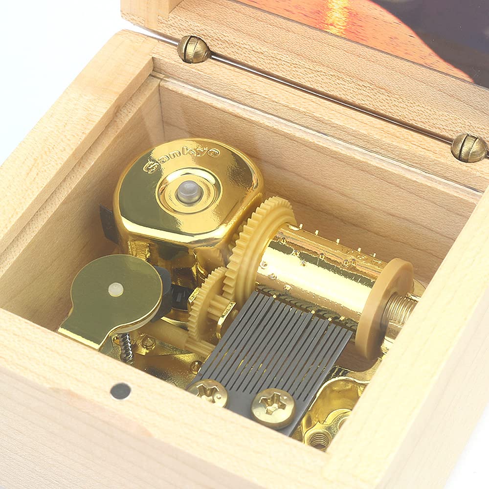 Sinzyo Music Box Wooden Music Box Mini Photo Frame Respect for the Aged Day Souvenir Birthday Gift Day Day Gift You Are My Mother's Valentine's