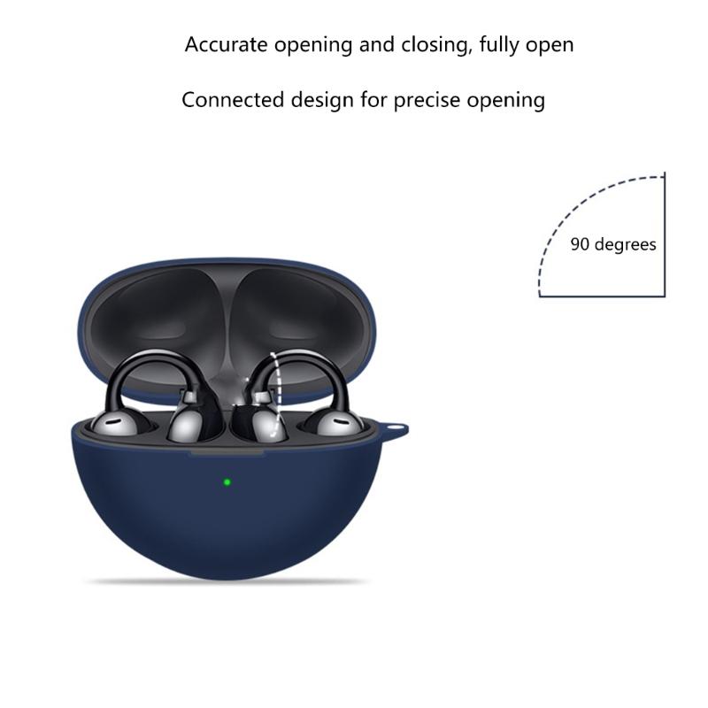 Защитный чехол-скин для зарядного кейса наушников FreeClip, пыле- и ударопрочный чехол из мягкого силикона