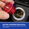 czxkqr1 For Opel 1/2PCS Car Logo Cigarette Lighter Dust Plug Button Socket Protective Cover OPC Astra J H G K Insignia Corsa D B E Mokka