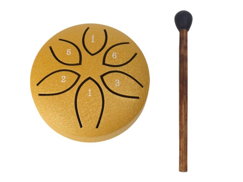 3-Inch 6-Note Mini Steel Tongue Ethereal Drum