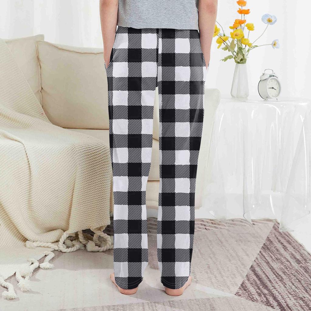 Детские хлопковые пижамные штаны с карманами