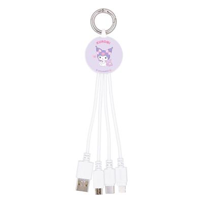 Gourmandies Sanrio Characters Мультизарядный кабель Kuromi SANG-297KU