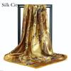 High-quality Luxurious Silk Scarves Headband Scarfs Neck Scarf For Women Chain Silk Scarf Women's Decorative Shawl