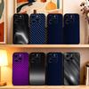 Чехол для телефона с рисунком под карбон C Для iPhone 17,16,15,14,13,12,11 Plus,Pro Max,XS, Мягкий силиконовый черный чехол