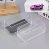 Прозрачный акриловый многоцелевой демонстрационный ящик; Пылезащитное хранилище для литых моделей автомобилей или игрушек масштаба 1/64