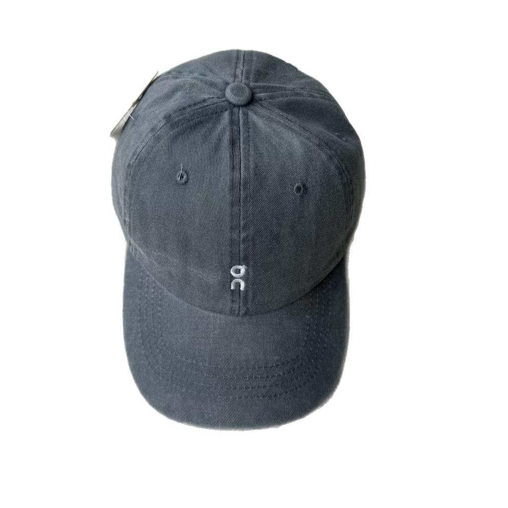26ssqc Angpao men's and women's retro soft-top baseball cap with letter embroidery, wide brim for sun protection and face coverage