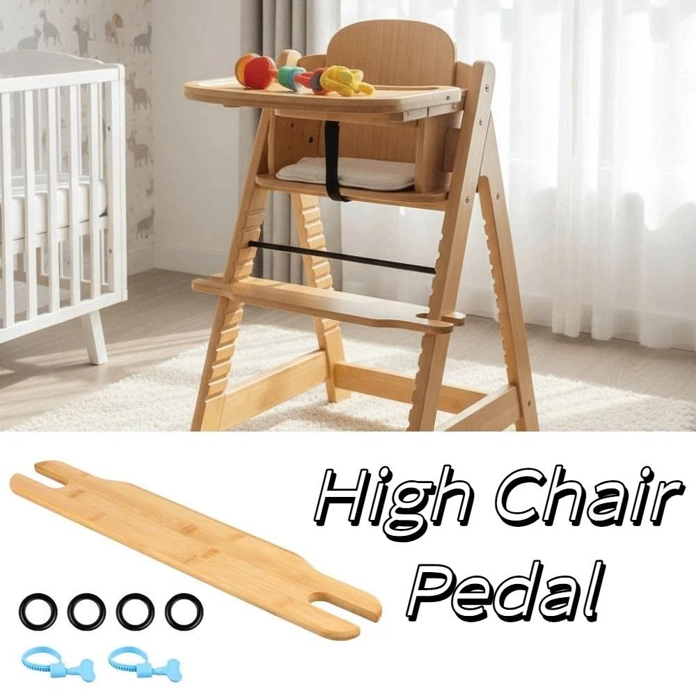 50cm Length Baby Highchairs Pedal Stable Design Highchair Accessory Nursery Furniture