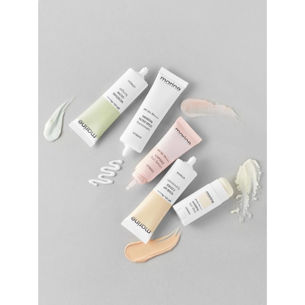 Vprove Marine Mineral Tea Мягкий солнцезащитный крем 50 мл Spf50+pa++++ 