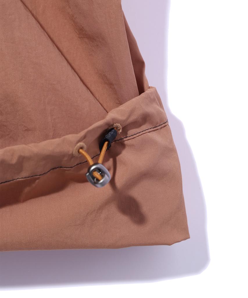 CRITIC Glossy Cargo Pants Brown