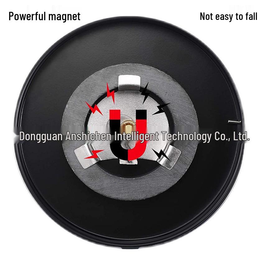 Black Heat-Powered Fireplace Fan for American Style Indoor & Outdoor Use