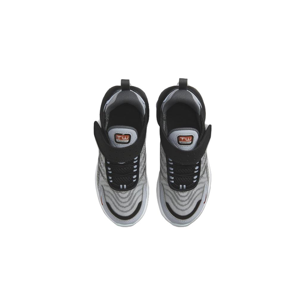 Nike Air Max TW Comfortable Abrasion Resistant Breathable Low top Kids Lifestyle Shoes Gray Black DQ0297-006