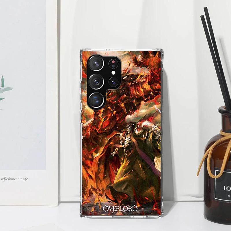 Чехол для телефона Аниме Повелитель для Samsung Galaxy S26 S25 Edge S24 FE S23 S22 Ultra S21 Plus S20 + Арт Fundas Задняя крышка Galaxy S25 S