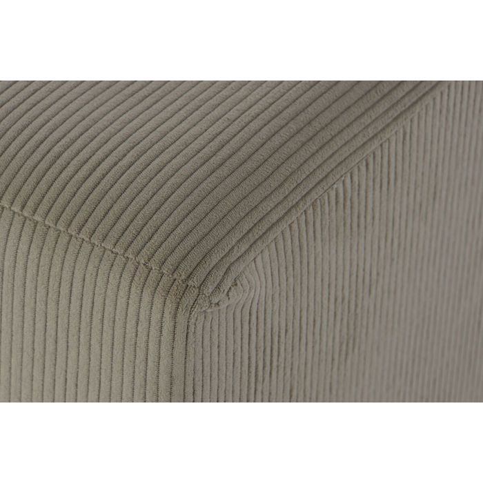 Banc banquette polyester et bois MDF DKD Home Decor