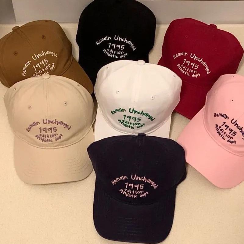 Baseball Cap Women New Summer Solid Embroidery Letter Sunhat Men Unisex-Teens Cotton Snapback Caps Fashion Hip Hop Spring Hat