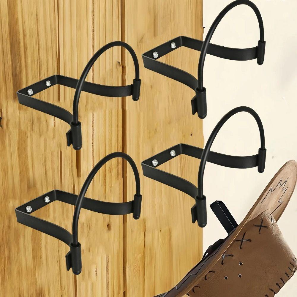 Wall Hanging Metal Display Hook Black Cap Hanger Scarf Hanger Rack Closet Organization