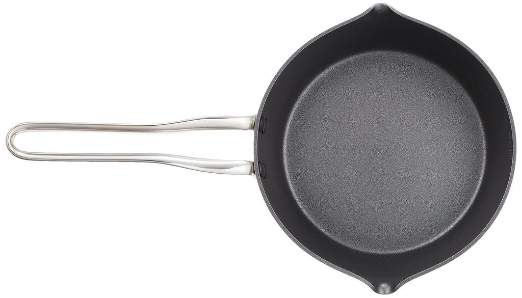 Endo Shoji Commercial TKG Yukihira with Handle and Thick Teflon Resin AYK7306 Pot, 24cm, Plate, Interior,