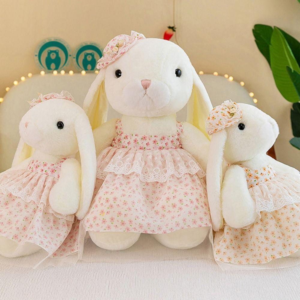 Вислоухий кролик Юбка Кролик Кукла Мягкая игрушка Зайчик Мягкая кукла Капок Кролик Плюшевые игрушки День рождения