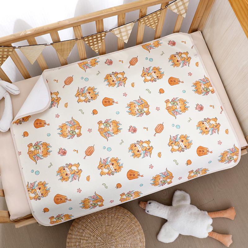 Waterproof & Washable Incontinence Bed Pad: Pure Cotton, Breathable, for Babies, Elderly, and Menstrual Use