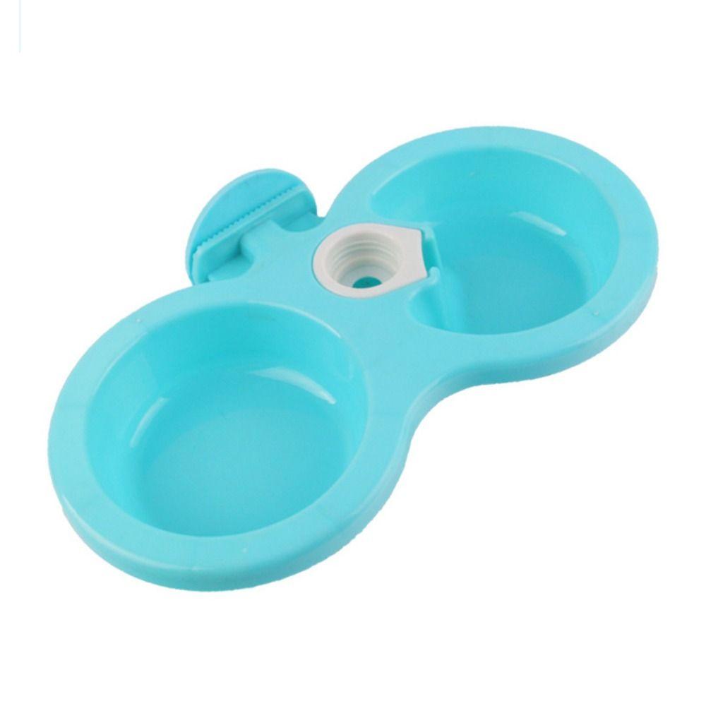 Подвесная подвесная клетка, двойная миска для собак, двойная миска, фонтан для воды для домашних животных, миска для воды для корма для собак, кошки